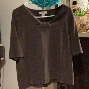 Elegant Brown Women's Top